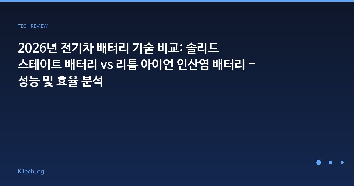 KTechLog - IT 리뷰 & 테크 가이드