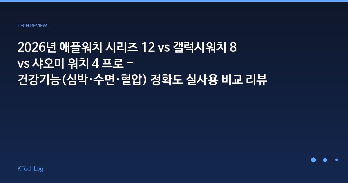 KTechLog - IT 리뷰 & 테크 가이드